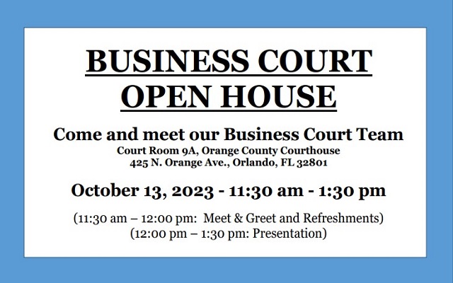 Business Court Open Court
