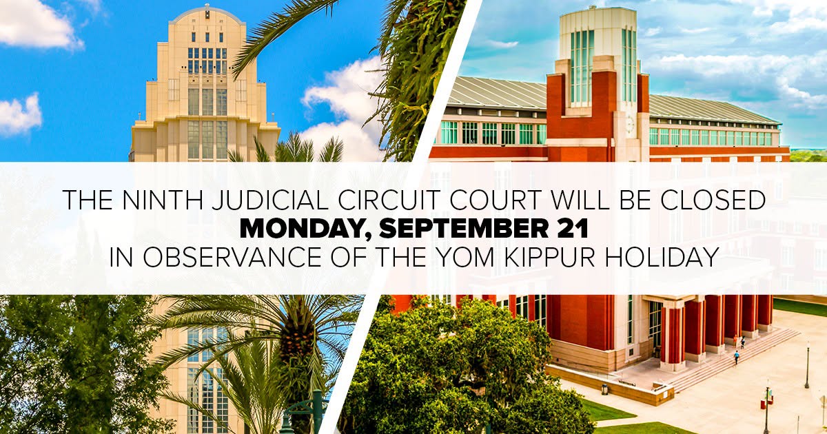 Yom Kippur Court Closure