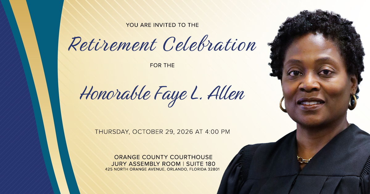 Judge Allen Retirement Invite