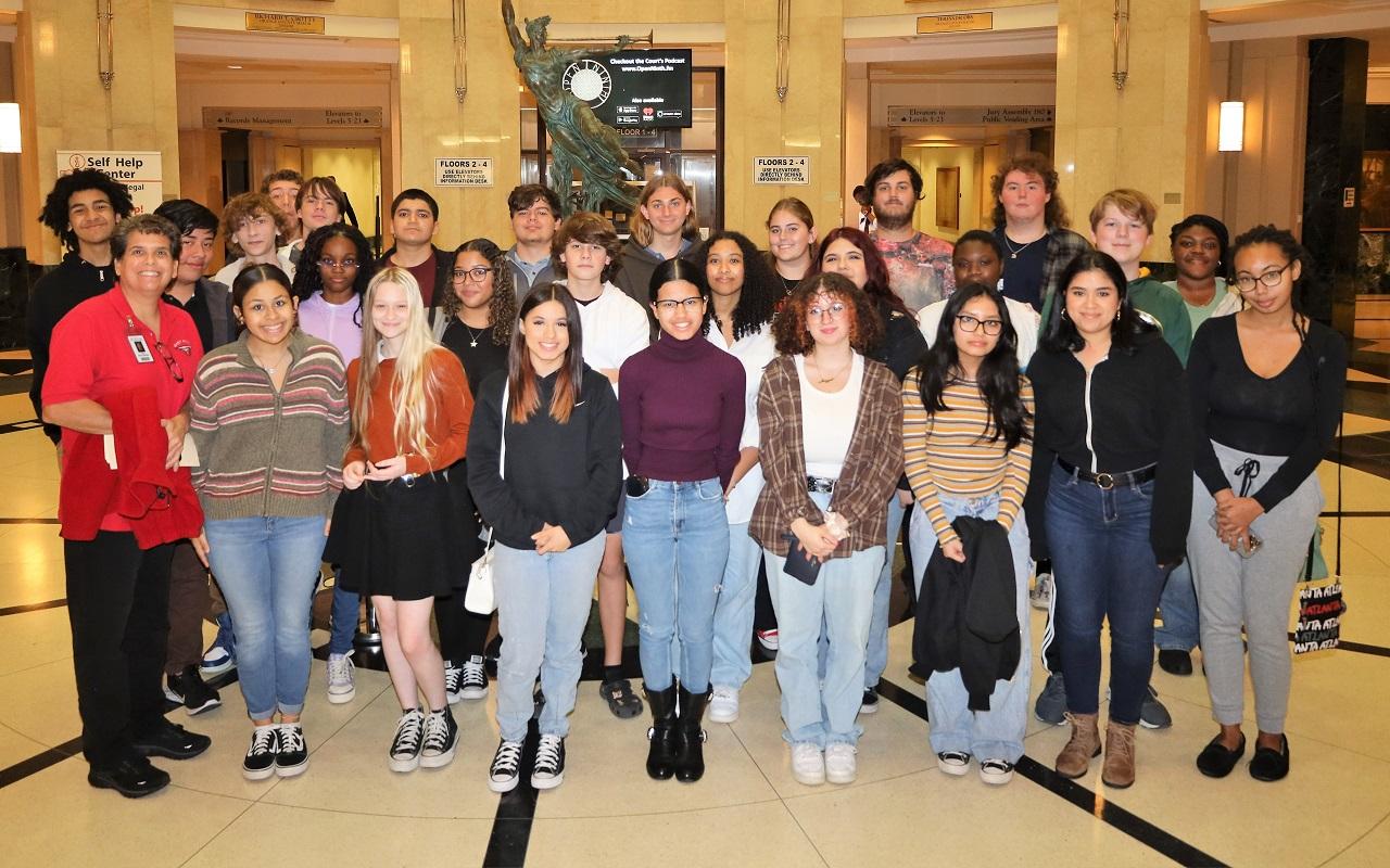 Students from East River High School