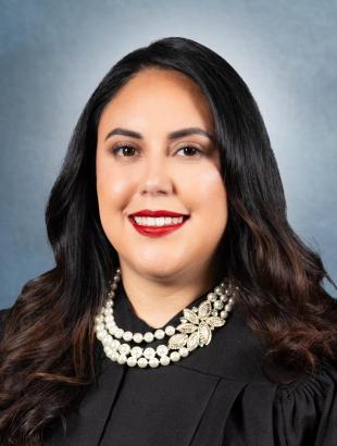 The official judicial photo of Judge Stephanie Vargas