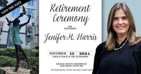 Judge Harris Retirement Save The Date