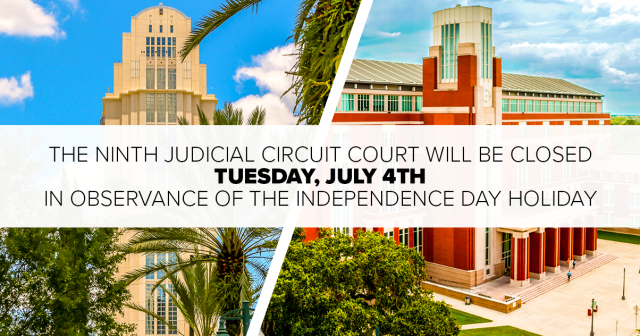 Courts closed July 4, 2023